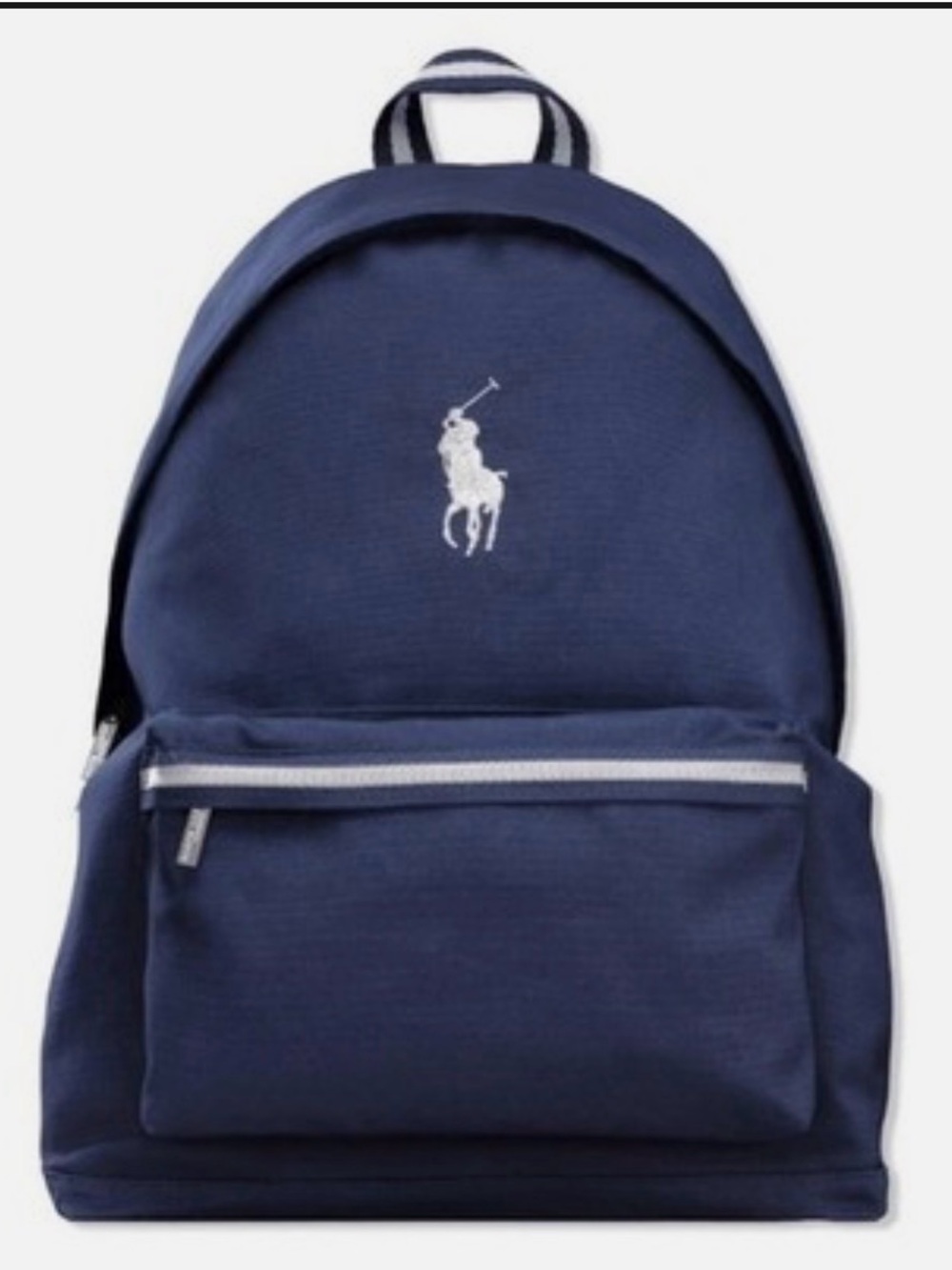 Polo by Ralph Lauren Navy Blue Backpack with White Logo